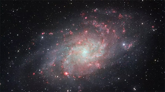 Obtienen la imagen más detallada jamás tomada de la galaxia del Triángulo