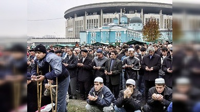 Los musulmanes de Rusia celebran el fin del Ramadán
