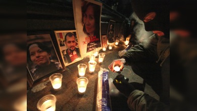 Activistas rusos de derechos humanos conmemoran asesinato de compañeros