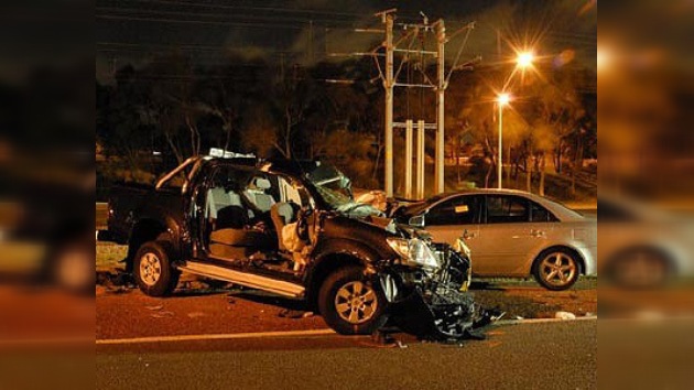 Seguridad en el camino medida según el color de un automóvil