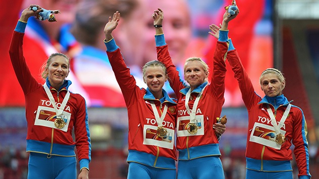 Rusia finaliza en lo más alto del medallero del Mundial de Atletismo de Moscú
