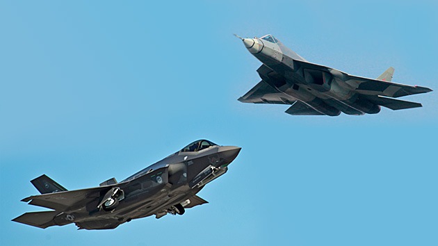 "El F-35 de EE.UU. es una presa fácil para los T-50 rusos"