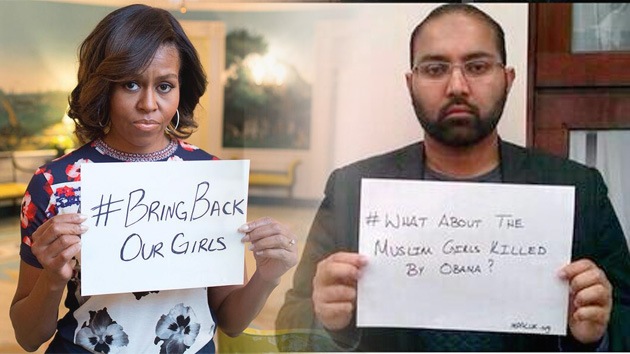 Internautas a Michelle Obama: "Su esposo ha matado a más niñas que Boko Haram"