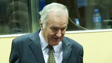 Aplazan indefinidamente el juicio contra Ratko Mladic