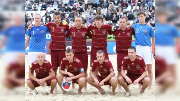 Rusia derrotó a España en fútbol de playa