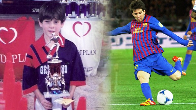 VIDEO: Messi ya marcaba golazos a los 8 años