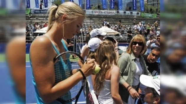 María Sharápova conquista Chile