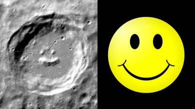 FOTO: Hallan un emoticono feliz en Mercurio