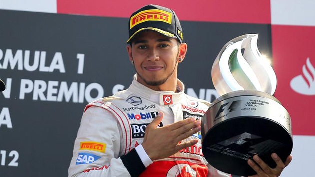Hamilton gana en Monza por delante de Pérez y Alonso
