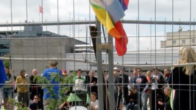 Protesta en Dinamarca contra el secretismo del club Bilderberg