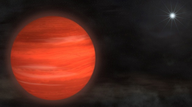 Captan la imagen de un planeta gigante 13 veces mayor que Júpiter