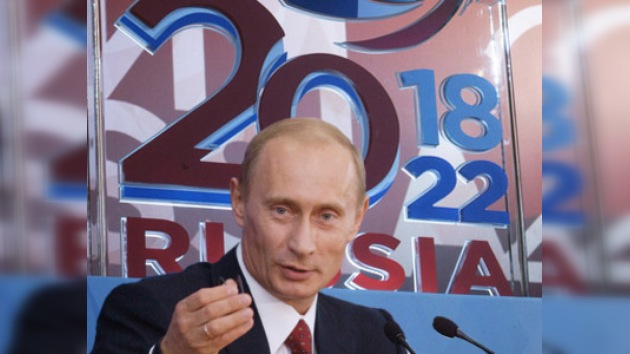 Putin podría presentar solicitud rusa para acoger el Mundial 2018