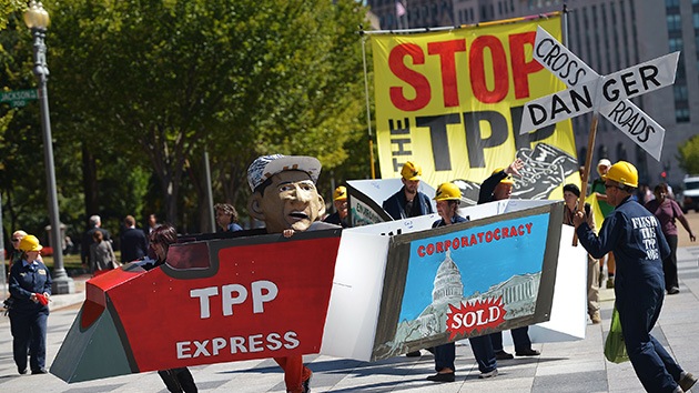 Día de protesta contra el "golpe corporativo" del Acuerdo de Asociación Transpacífico