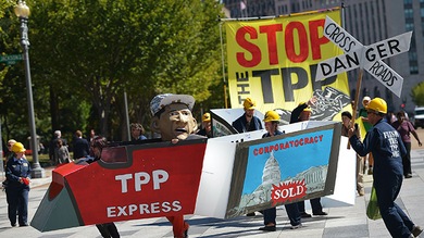 Día de protesta contra el "golpe corporativo" del Acuerdo de Asociación Transpacífico