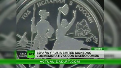 Don Quijote y una bailarina rusa 'danzarán' en los bolsillos en forma de moneda