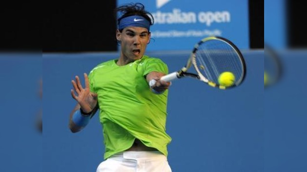 Nadal avanza y Davydenko se despide en el arranque del Abierto de Australia