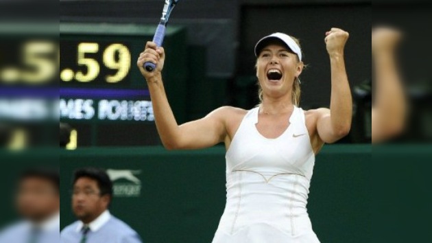 Wimbledon: Sharápova barre a Cibulkova y se mete en semifinales