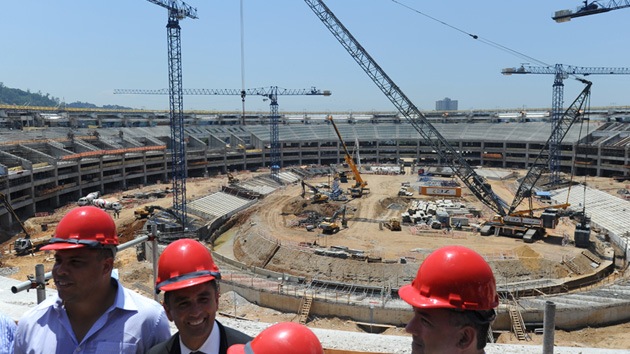 Los obreros de los estadios del Mundial de Brasil 2014 anuncian una huelga nacional
