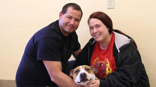 Una familia encuentra a su perro desaparecido durante el huracán Sandy