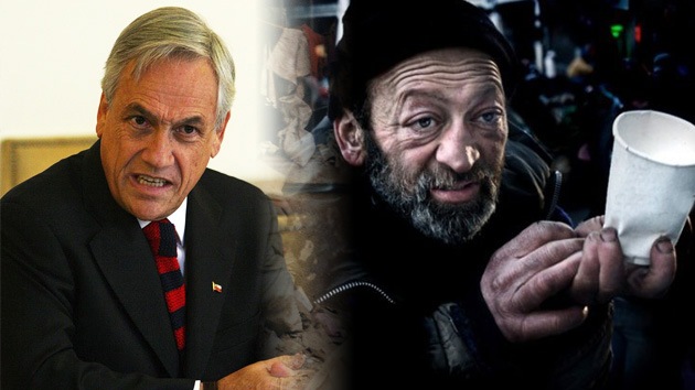 Piñera reconoce que la pobreza en Chile alcanza "niveles escandalosos"