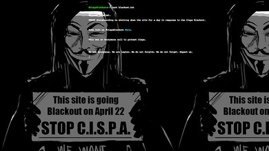 Centenares de sitios web se apagan para protestar contra la CISPA