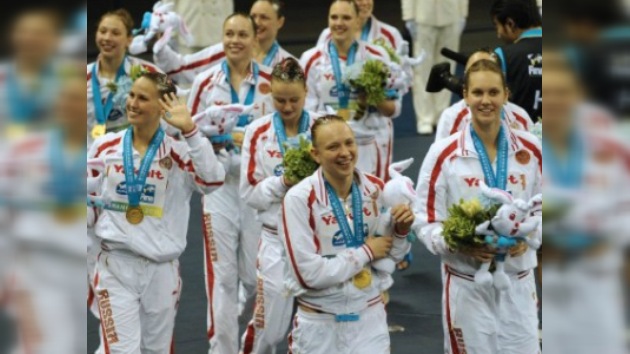 Rusia, campeón mundial de natación sincronizada por equipos