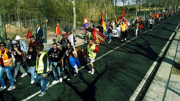 Fotos: Las Marchas de la Dignidad avanzan hacia su "conquista de Madrid"