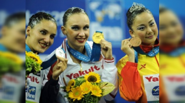 Natalia Íschenko conquista su 13.ª medalla dorada en natación sincronizada