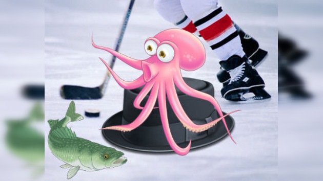 Las sorpresas del hockey: pulpos y sombreros sobre el hielo