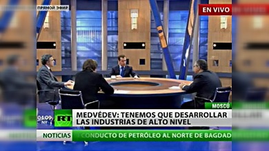 Dmitri Medvédev repasa los acontecimientos de 2009 ante la prensa