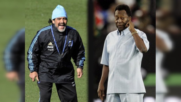 Diego Maradona vs. Pelé, el duelo continúa