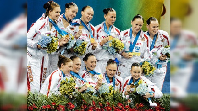 Rusia impone un nuevo récord en Campeonatos del Mundo con 7 medallas en nado sincronizado