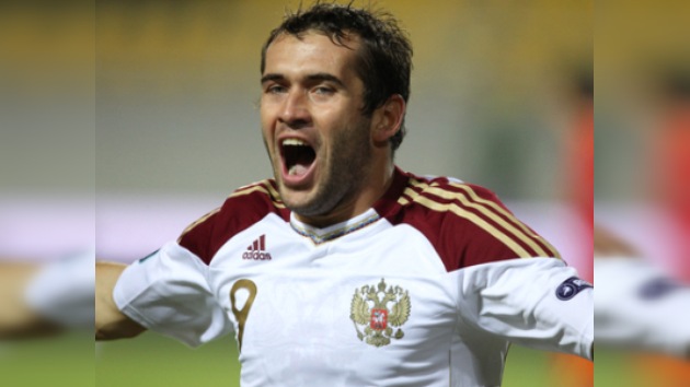 Rusia vence a Macedonia y lidera su grupo clasificatorio para la Euro2012