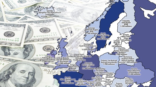 Infografía: ¿Quiénes son los más ricos de Europa? - RT