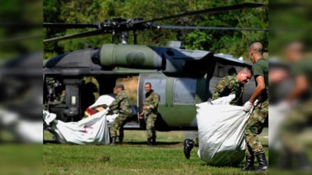 Abaten al menos a 11 guerrilleros de las FARC en un bombardeo al noroeste de Colombia