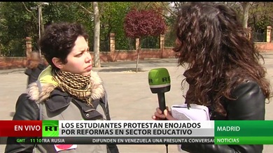 "El Gobierno neofranquista reprime a la juventud española"