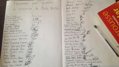 México: Una niña de 11 años reúne firmas para que Peña Nieto renuncie a la presidencia