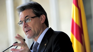 El presidente catalán pide a la UE soluciones para independizarse de España