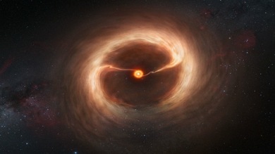 El 'parto' nunca visto de un planeta gigante