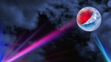El logotipo de Pepsi, ¿en la Luna?