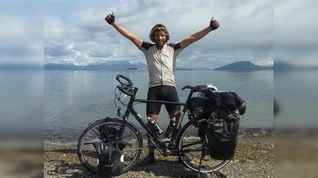 Trayecto Alaska–Ushuaia recorrido por ciclista en 268 días
