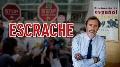 Escrache, la palabra del año en español para la Fundéu