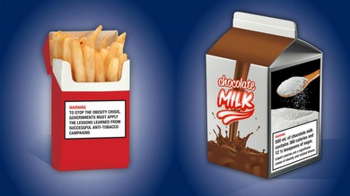 Comer puede matar: fotos que quitan el apetito advierten de los peligros de la obesidad