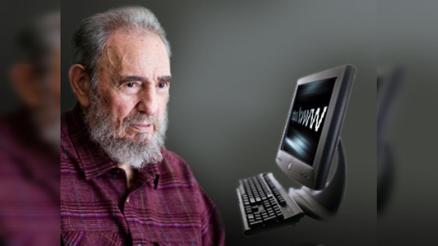 Fidel Castro también es adicto a Internet