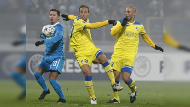 Champions League: Zenit iguala con el APOEL y definirá el pase a octavos con el Oporto