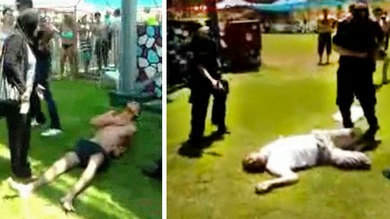 Video: Policías disparan con un arma eléctrica contra un palestino en Tel Aviv