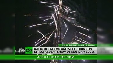 Impactante bienvenida al Año Nuevo en Dubái