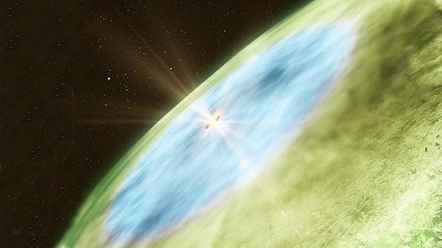 Captan la primera imagen de una línea de nieve en un sistema solar en formación
