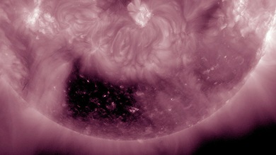 Video: La NASA descubre un 'Cuadrado Negro' en el Sol