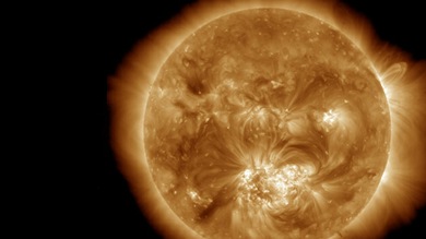 Una gran erupción solar amenaza con provocar una tormenta magnética
